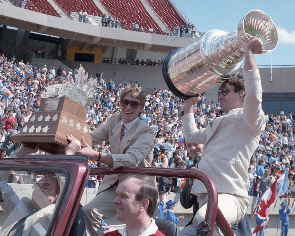Stanley cup celebrations in Edmonton