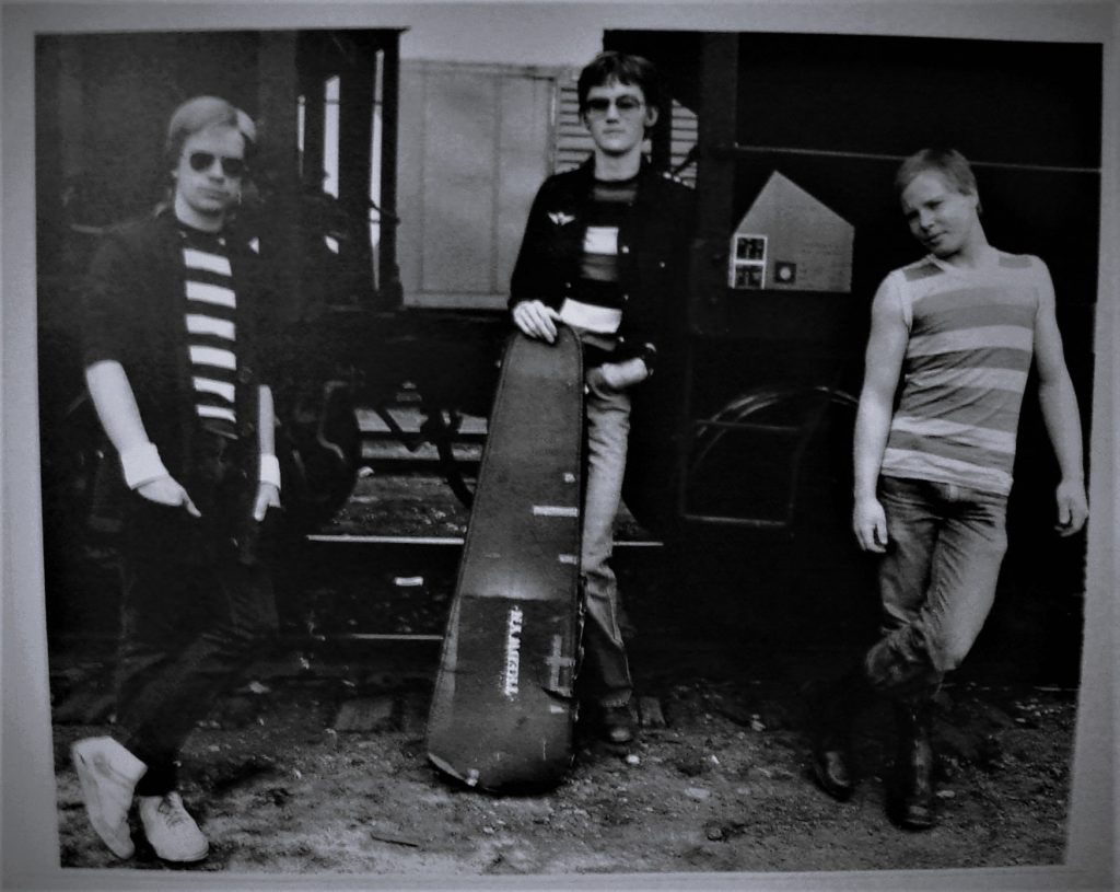 Band photo of Urban Surfers with Evan C Jones, Jim Algie and Al Miller